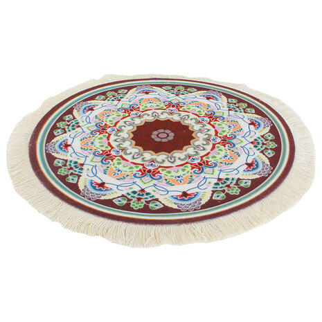 Mandala Soul Ronde Muismat met Kwastjes