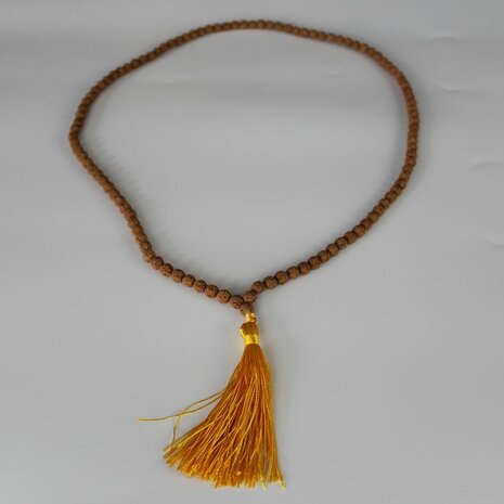 Rudraksha Mala Ketting 108 kralen foto 3