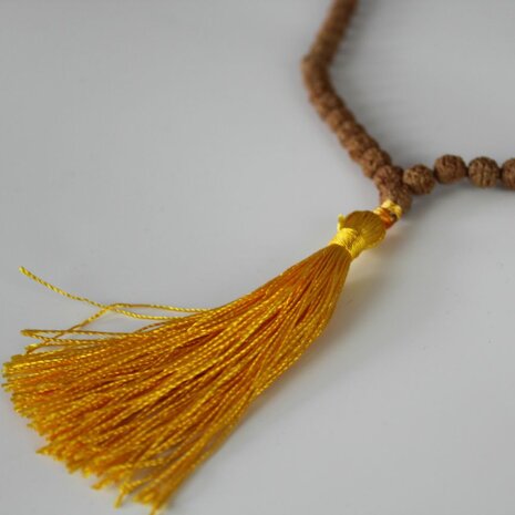 Rudraksha Mala Ketting 108 kralen foto 2