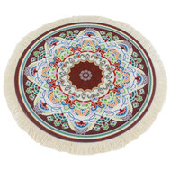 Mandala Soul Ronde Muismat met Kwastjes