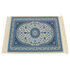 Horizon Blauw Vintage Muismat Perzisch Tapijt met Kwastjes