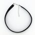 Zwart Fluweel Choker Ketting Handgemaakt Retro 15mm