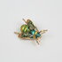 Hommel Broche Emaille Groen Foto 4